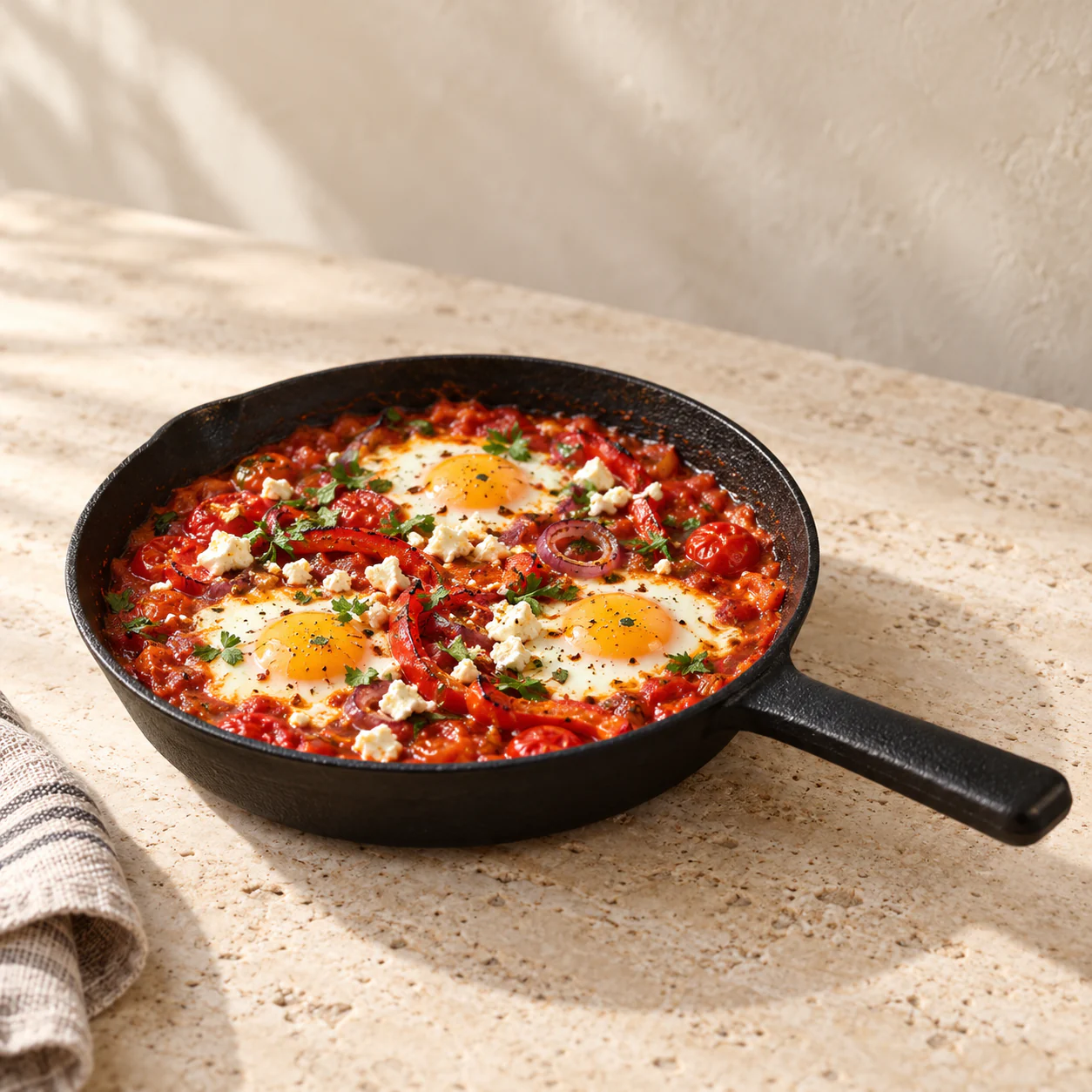 Shakshuka for One, plated