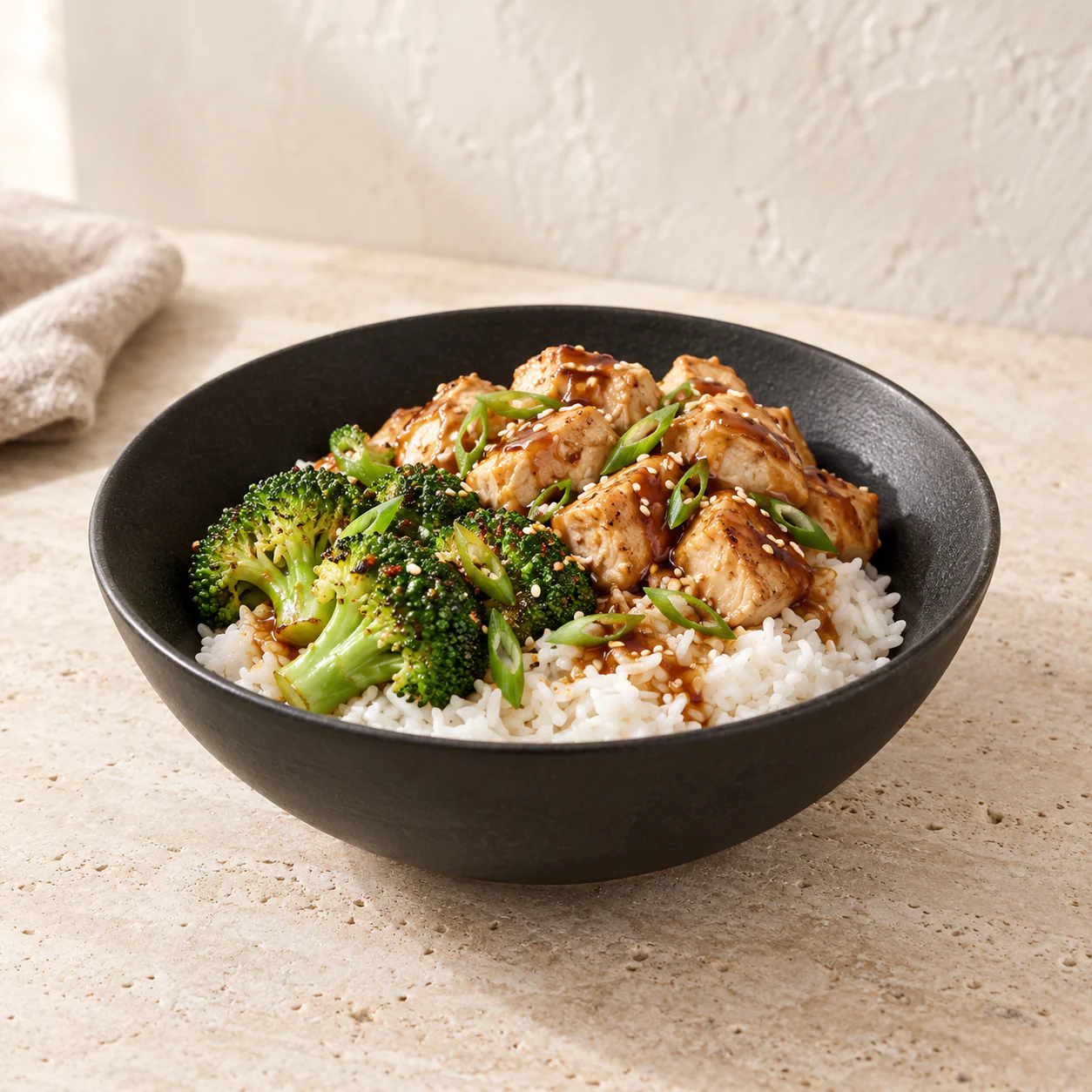 Chicken & Broccoli Stir-Fry, plated