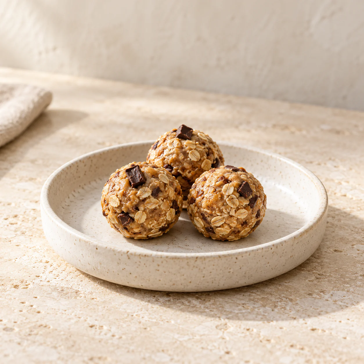 Protein Energy Balls, plated