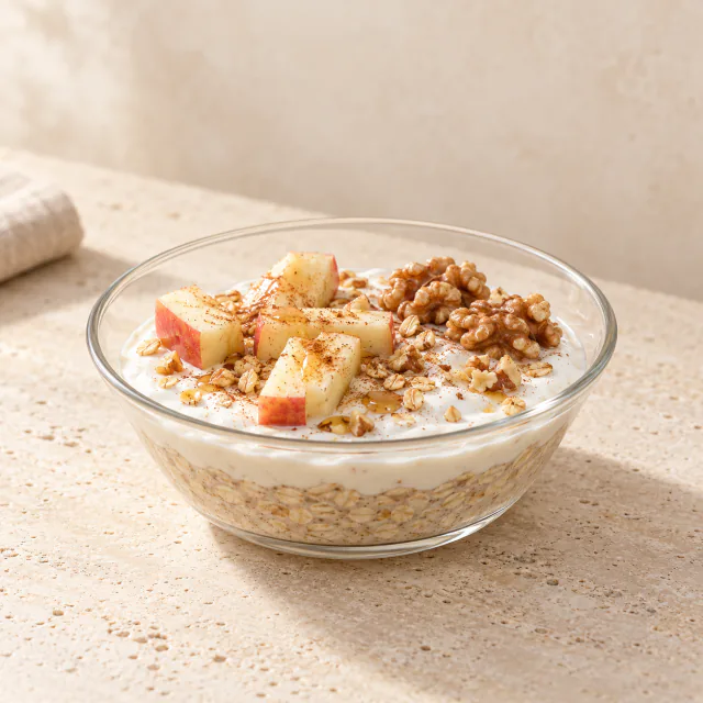 Apple Cinnamon Overnight Oats