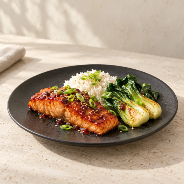 Gochujang Salmon & Pak Choi