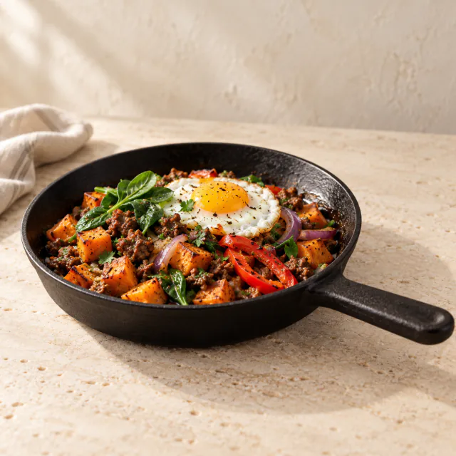 Beef & Sweet Potato Hash