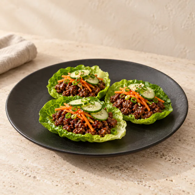Korean Beef Lettuce Wraps