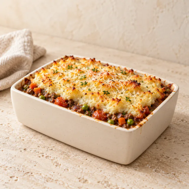 Cottage Pie with Cauliflower Mash