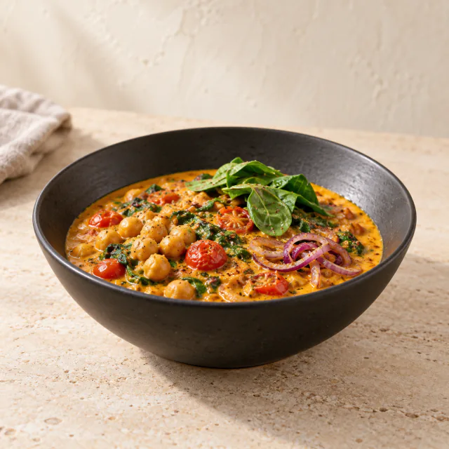 Chickpea & Spinach Curry
