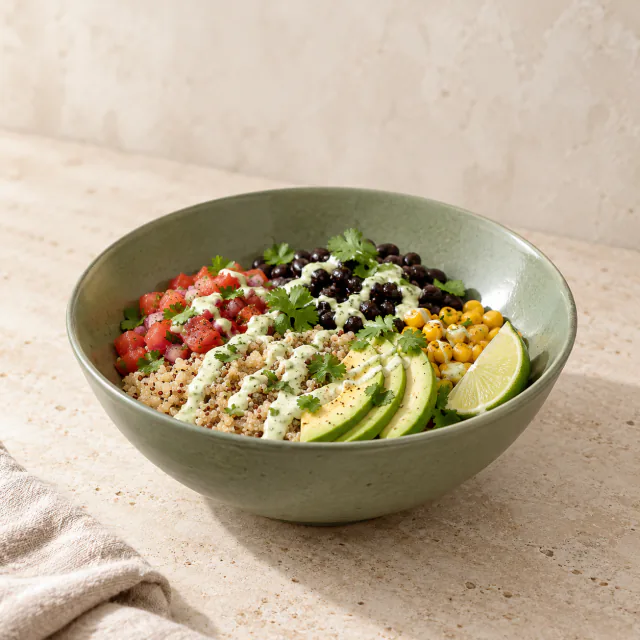 Black Bean Quinoa Bowl