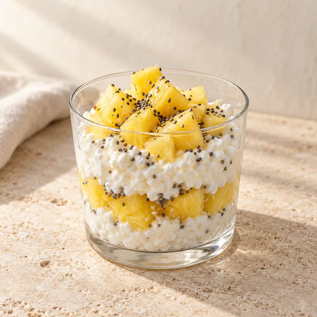Cottage Cheese & Pineapple Cup