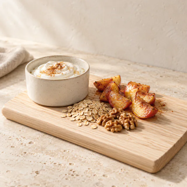 Baked Cinnamon Apple & Yogurt